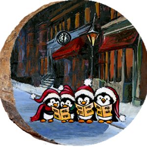 DX199 – Christmas Caroling Penguins