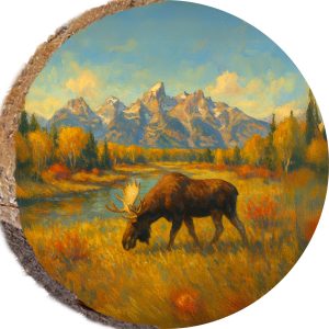 DAE527 – GRAZING MOOSE JACKSON HOLE