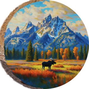 DAE532 – GRAZING MOOSE JACKSON HOLE