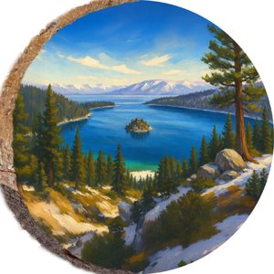 DCW208 – LAKE TAHOE WINTER VIEW