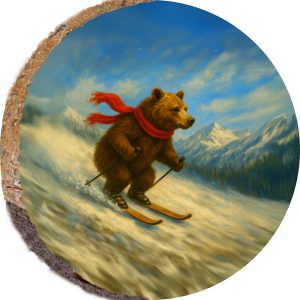 DAB207 – SKIING BEAR