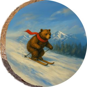 DAB208 – SKIING BEAR