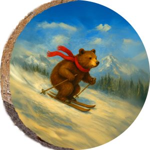 DAB209 – SKIING BEAR