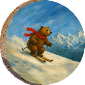 DAB210 – SKIING BEAR