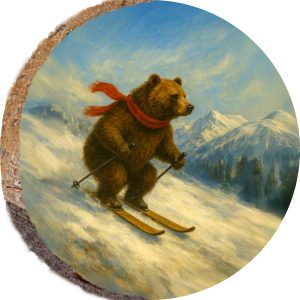 DAB211 – SKIING BEAR